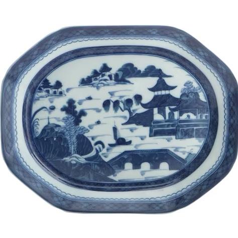 BLUE CANTON SMALL PLATTER