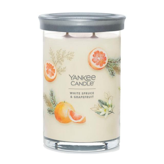 Yankee Candle® White Spruce & Grapefruit Signature Collection 20 oz. Tumbler Candle