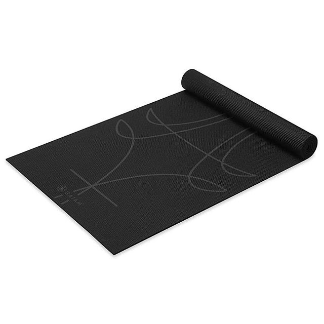 Gaiam Yoga Mat - Premium 6mm Print Extra Thick Non Slip Exercise & Fitness Mat for All Types of Yoga, Pilates & Floor Workouts (68"L x 24"W x 6mm Thick)