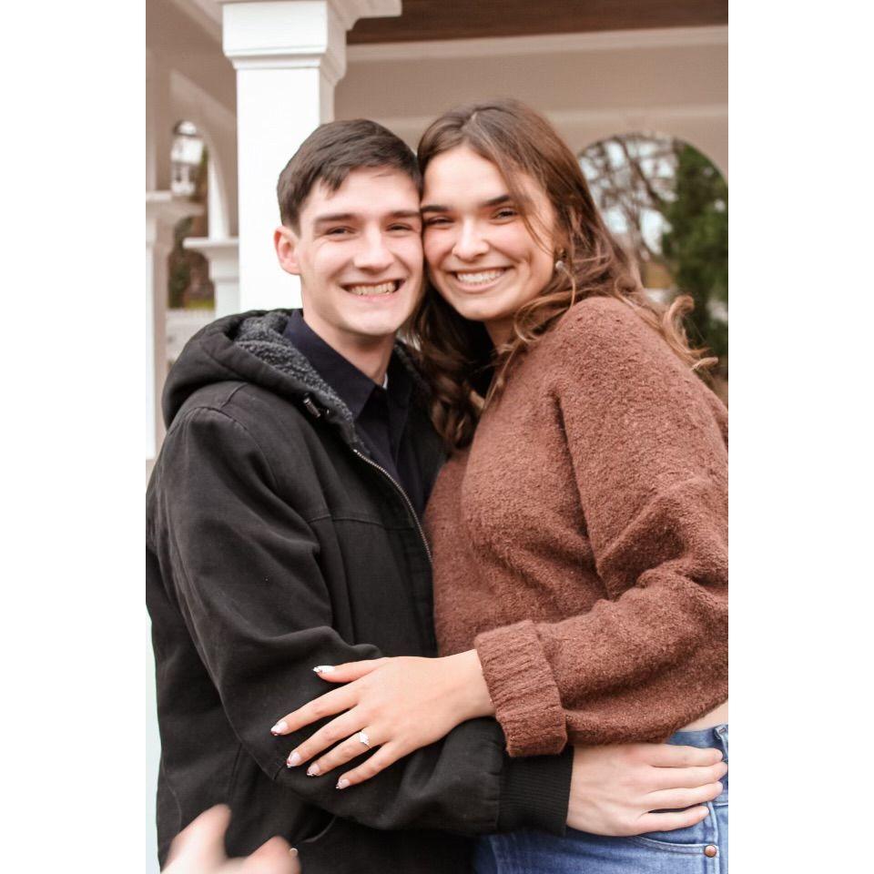 WE GOT ENGAGED!