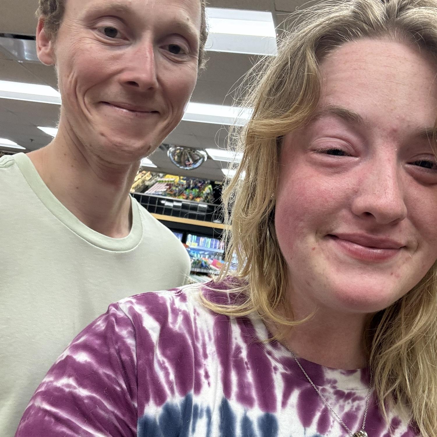 “No, I’m not allergic.”