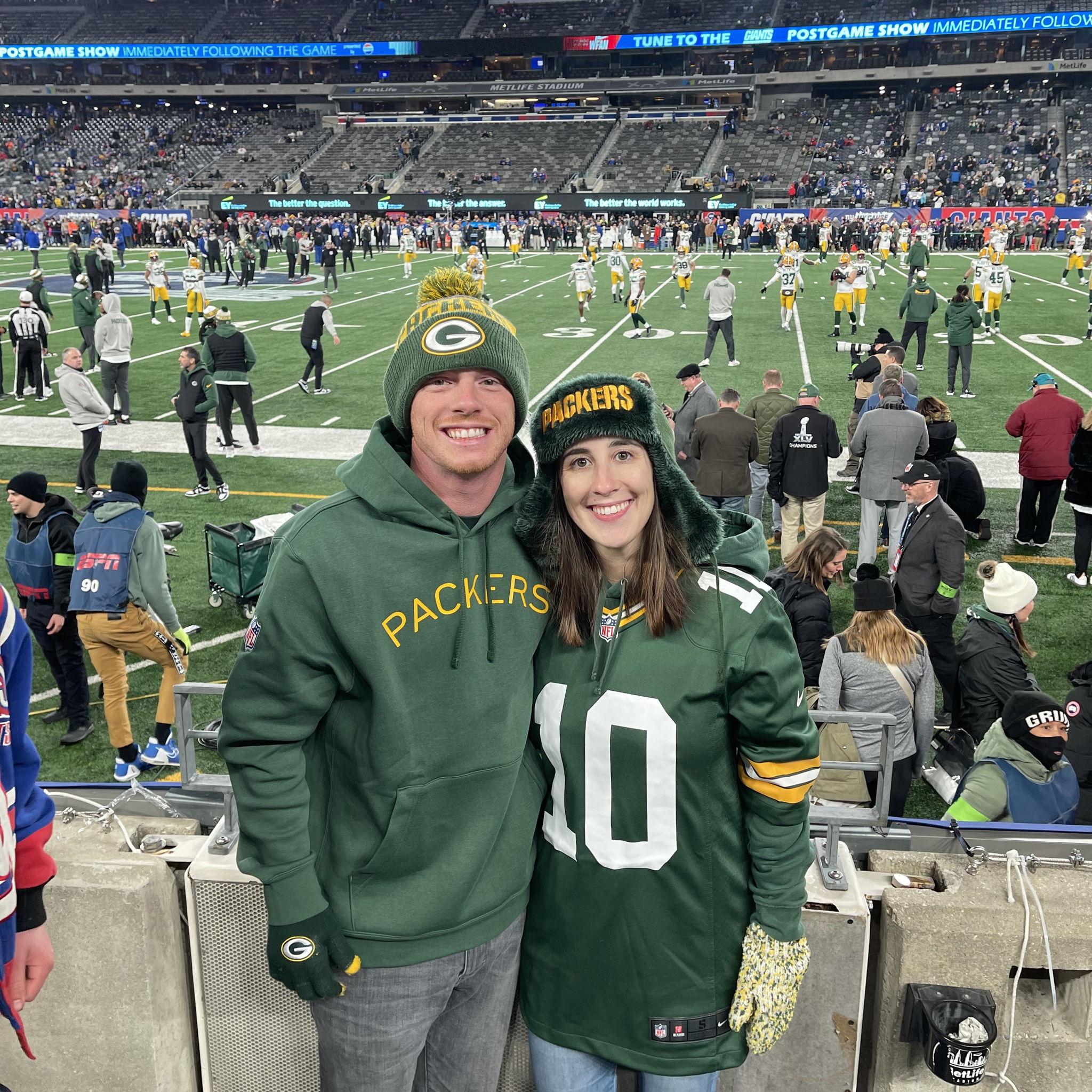 Packers vs Giants at Metlife Stadium. Packers lost :(