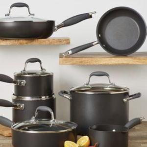 Anolon - Advanced Hard-Anodized 12-Pc. Cookware Set