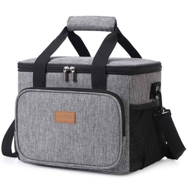 Insulated Lunch Bag (Gray, 15L)