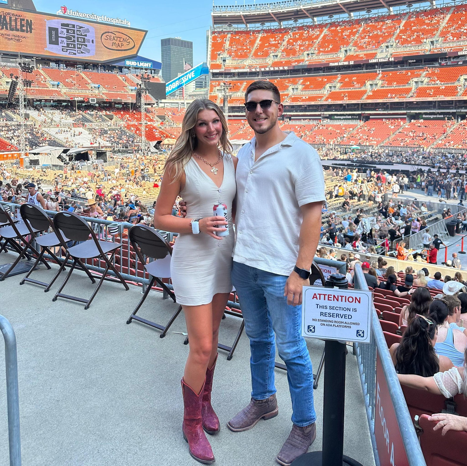 Favorite country concert buddy! Morgan Wallen in Cleveland.