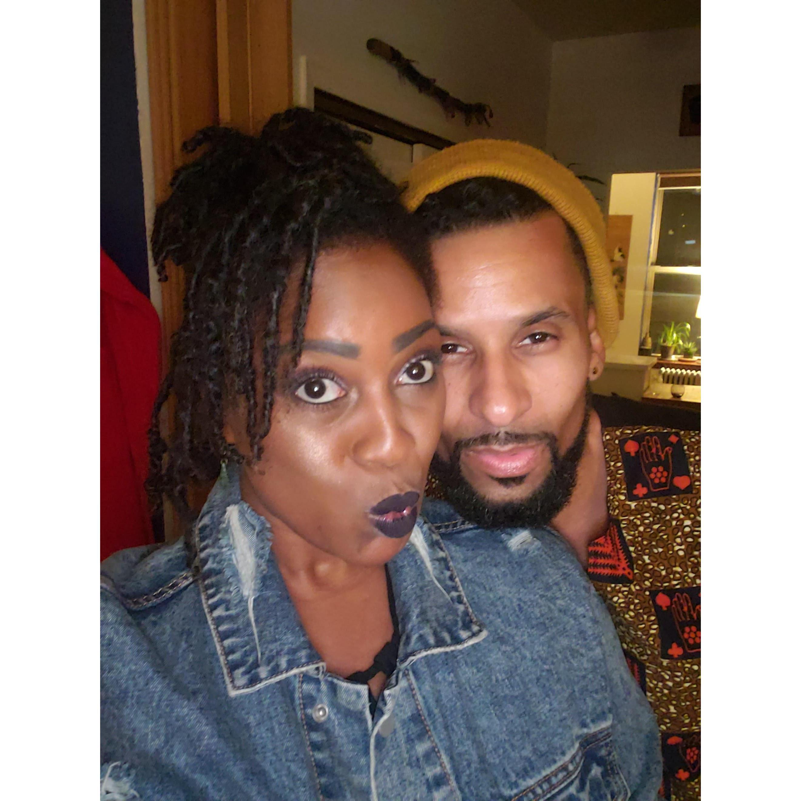 Sometimes we get cute and go out. We know how to turn up and cut loose!