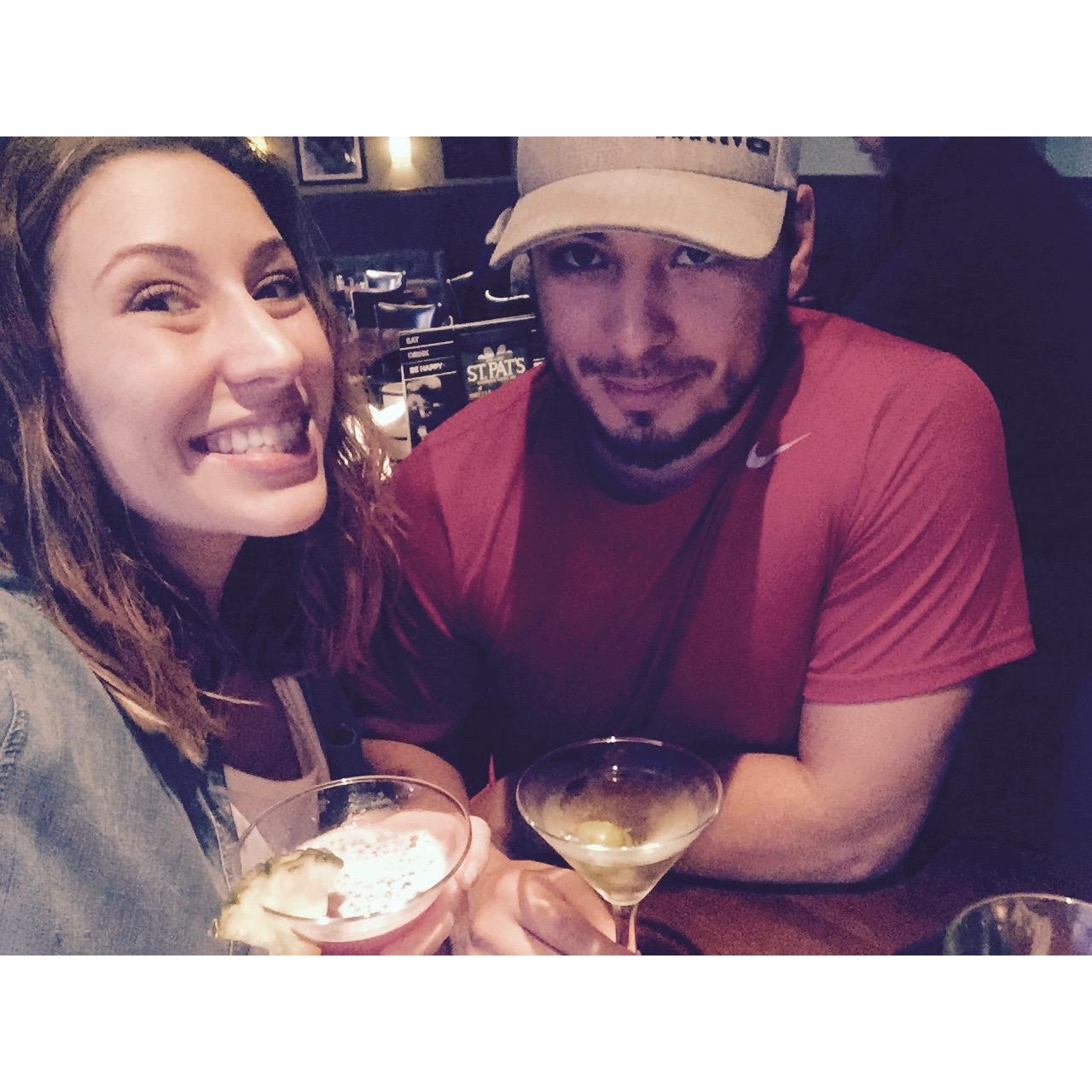 One of our many date nights!