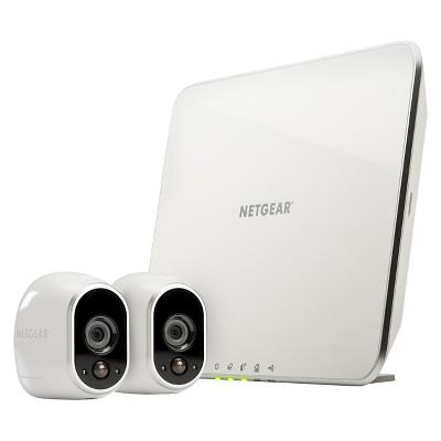 Arlo Smart Home Security Camera System - 2 HD, 100% Wire-Free, Indoor/Outdoor Cameras with Night Vision (VMS3230)