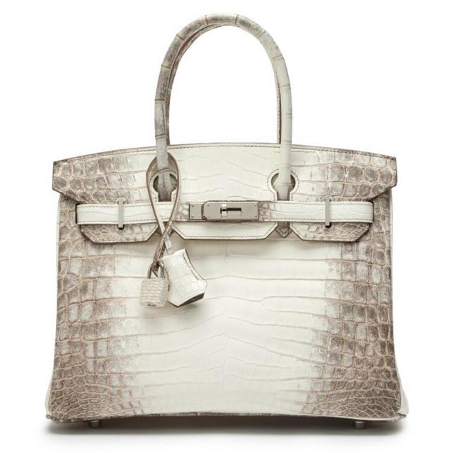 Hermès Crocodile Himalaya Birkin 30 Palladium Hardware, 2022
