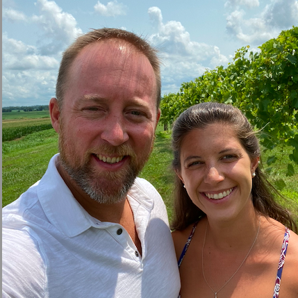 COVID canceled the original wedding date, so Kendall and Aaron celebrated the original date with a trip to the Farmer and the Frenchman to relive their engagement.