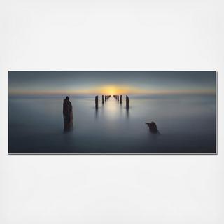 Sunset on the Dock Wall Art