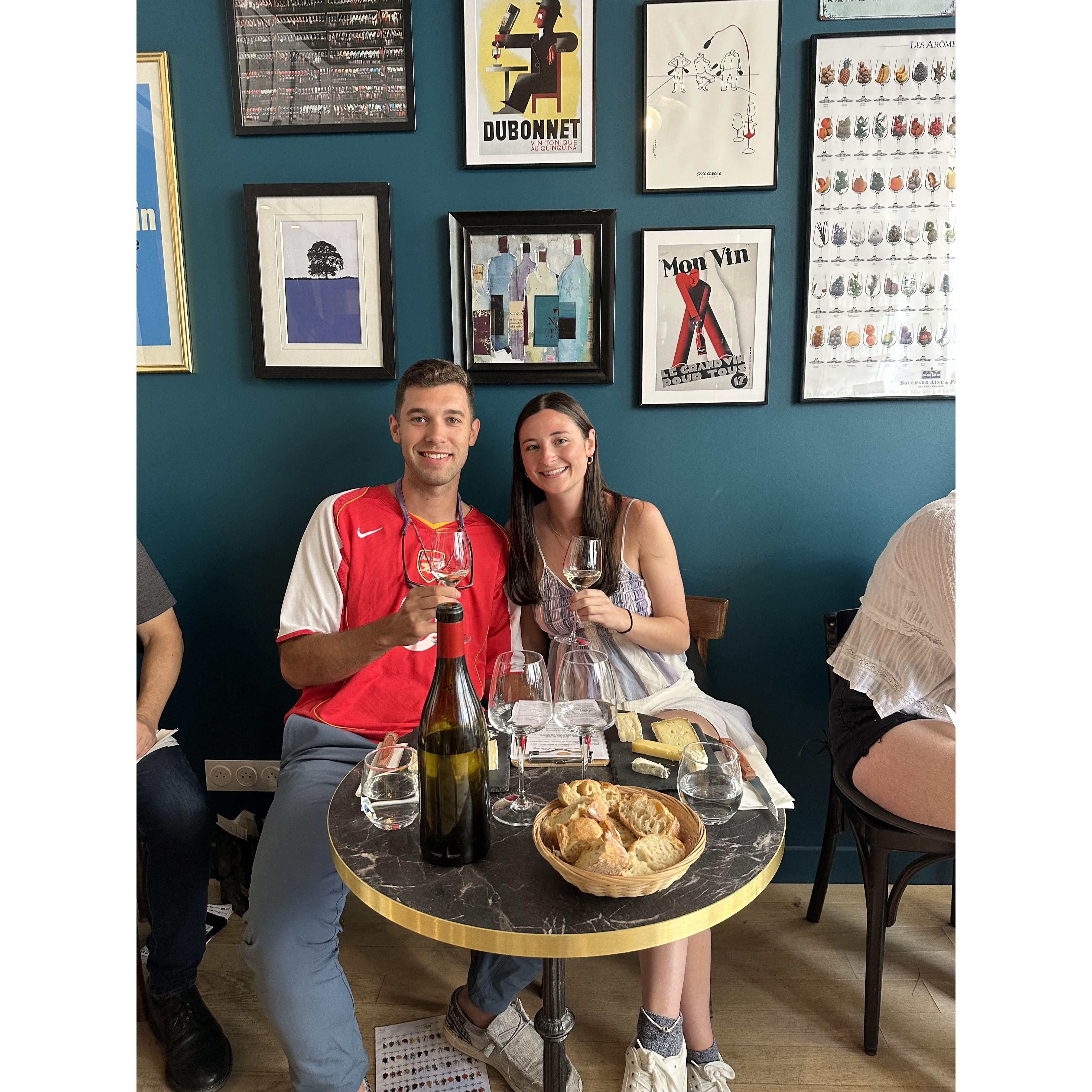 Wine tasting in Paris!