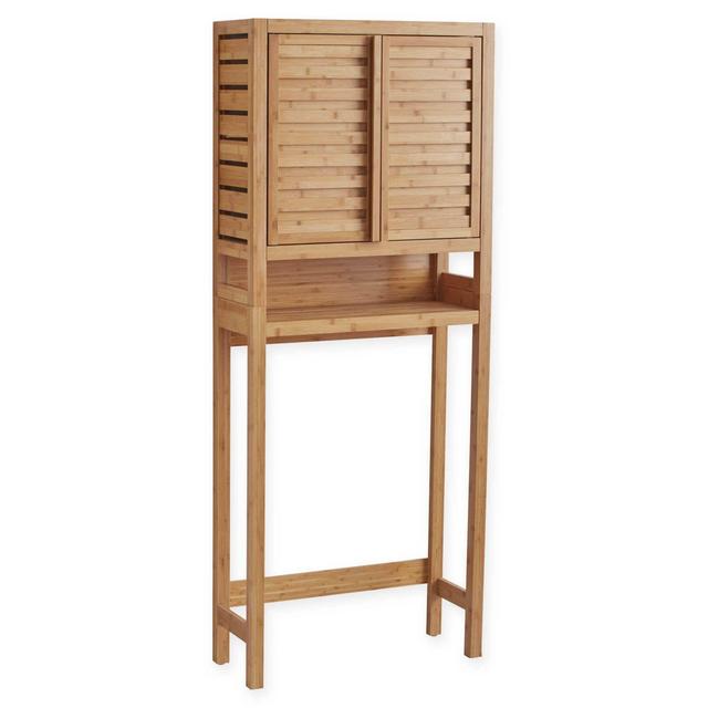 Haven™ No Tools Bamboo Over-the-Toilet Space Saver in Natural