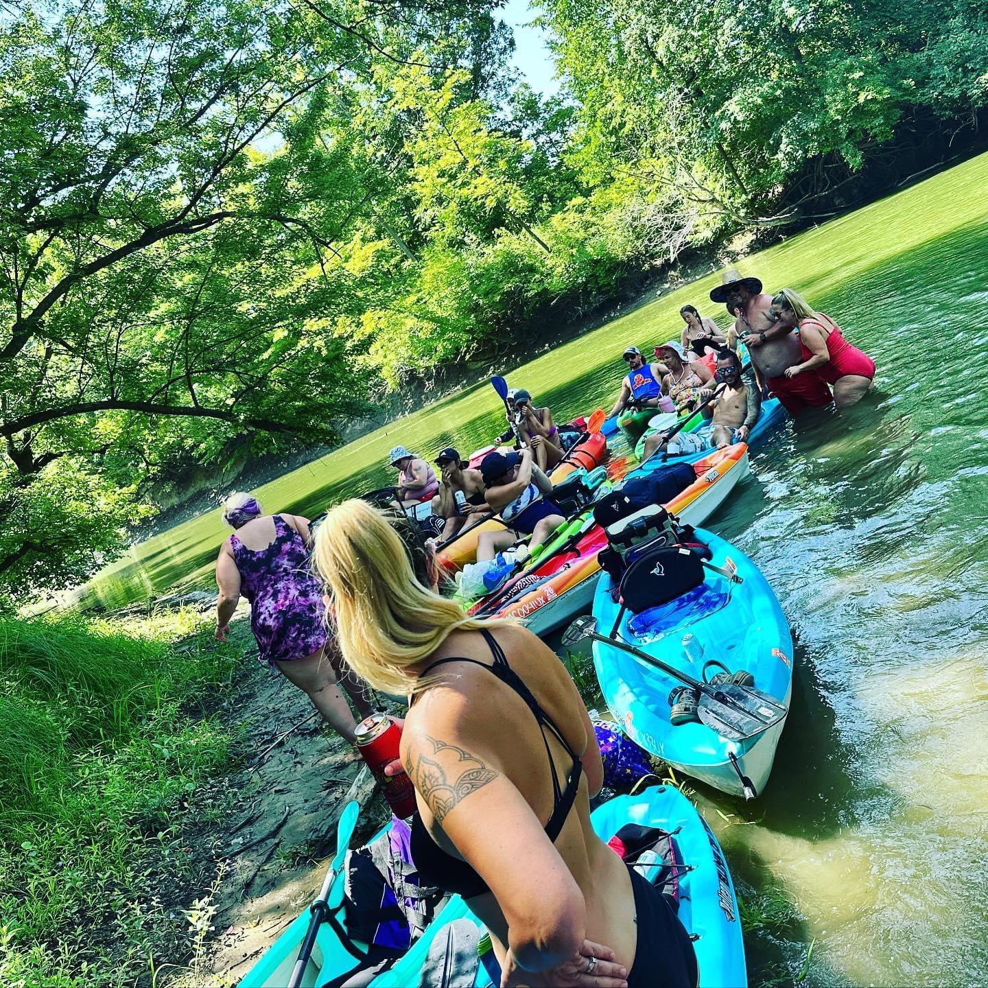 Group kayaking trip 2023