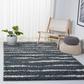 Venus Shag Striped Rug