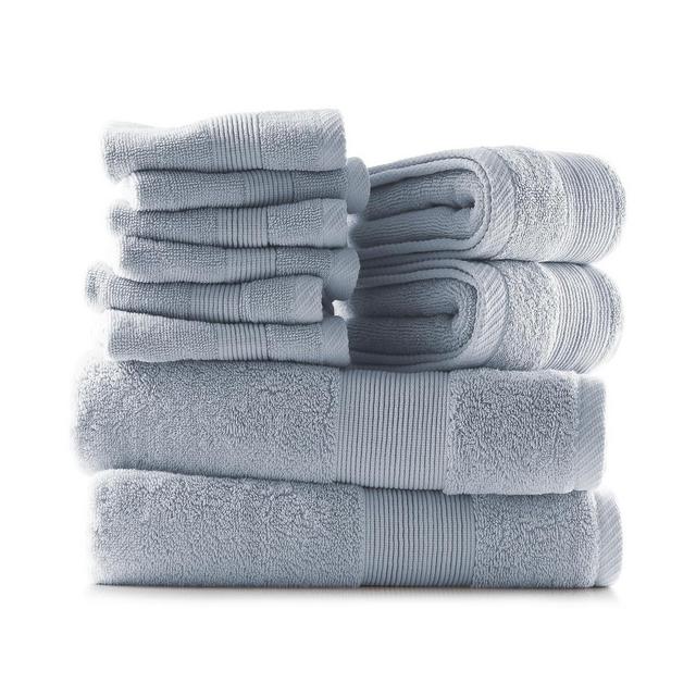 Hearth & Harbor Bath Towel Collection, 100% Cotton Luxury Soft 10 Pc Set