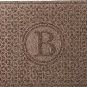 Heavyweight Recycled Waterhog Doormat, Blooming Circles, Personalized