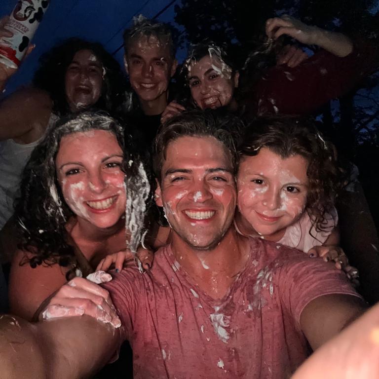 Family food fight!