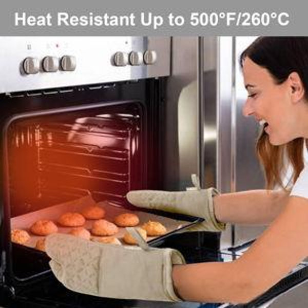 Oven Mitts and Pot Holders - Almond