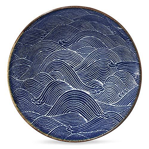Aranami Blue Wave Serving Bowl