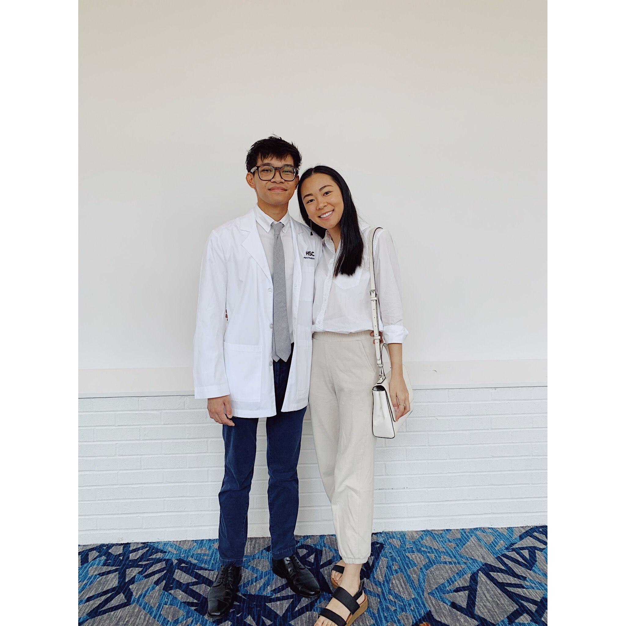 Nam's white coat ceremony at UTHSC!