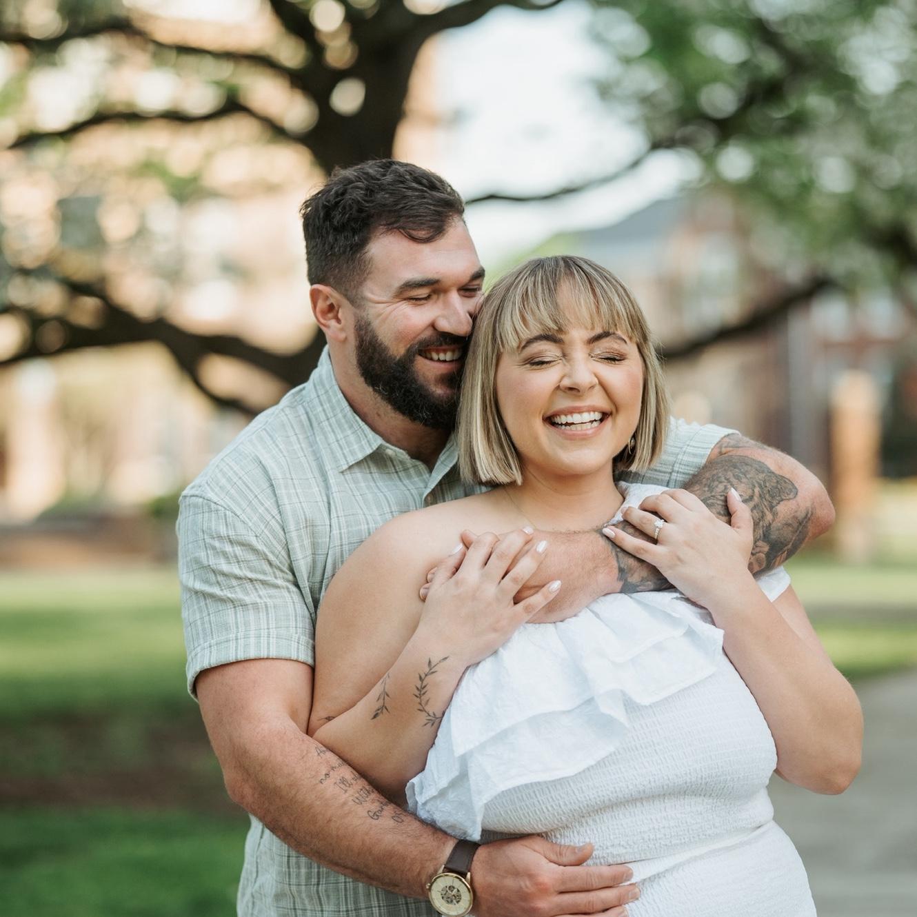 Engagement pictures where we met! Maryville College