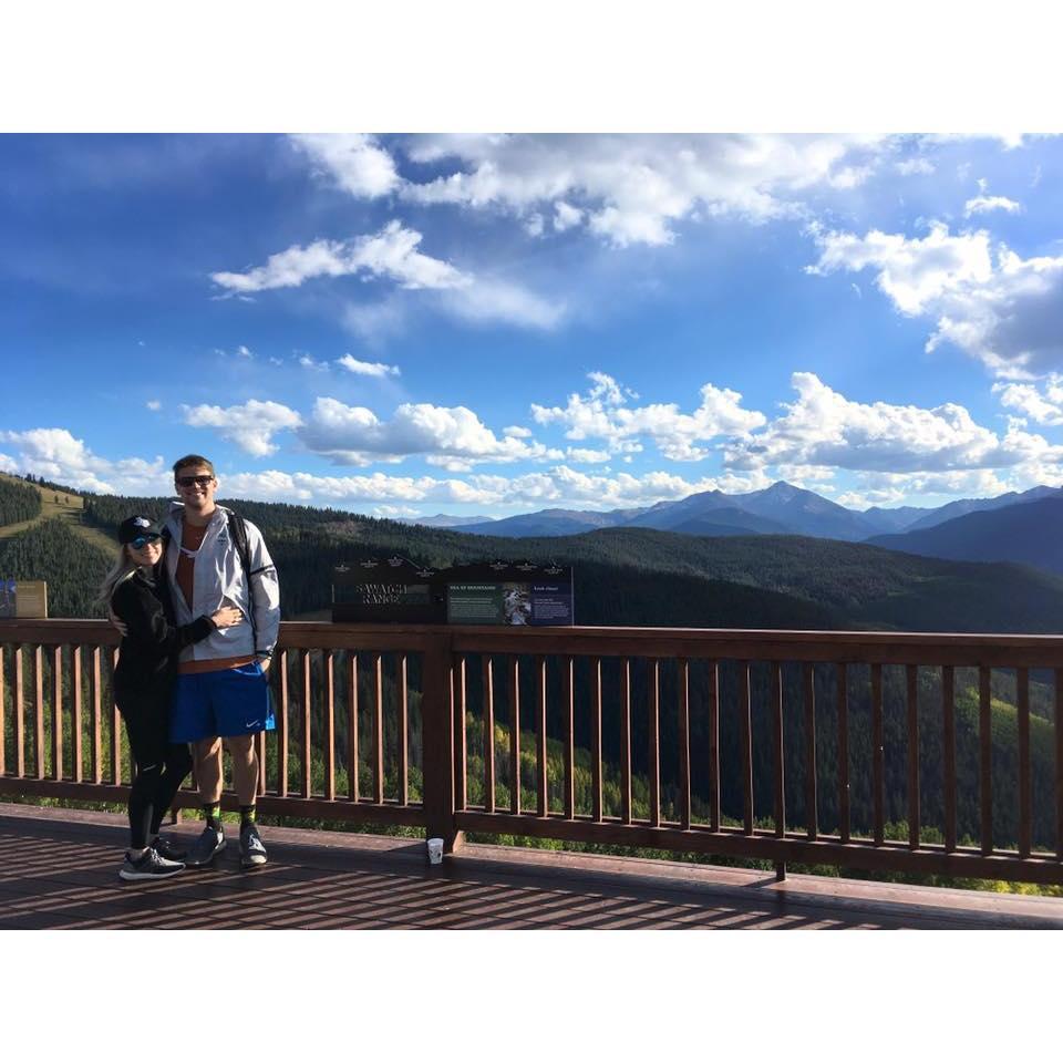 First trip to Vail celebrating our 2-year (dating) anniversary, September 2016.
