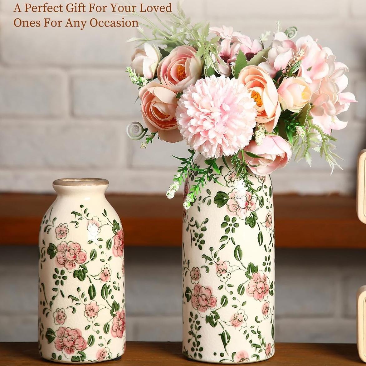Rustic Farmhouse Vase Set