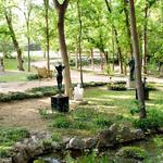 Umlauf Sculpture Garden Trail Pedestrian Walkway