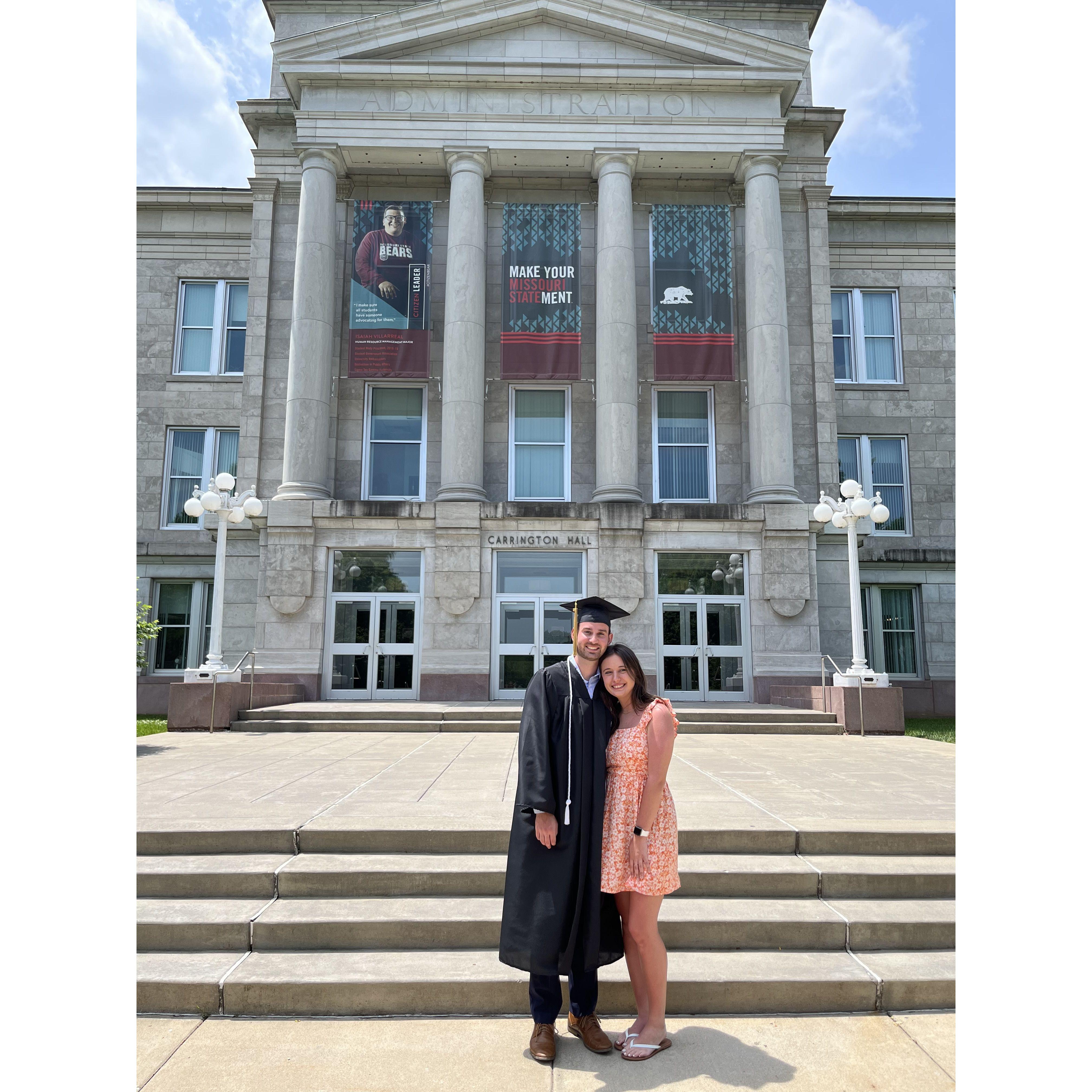 Austin's graduation from Missouri State!