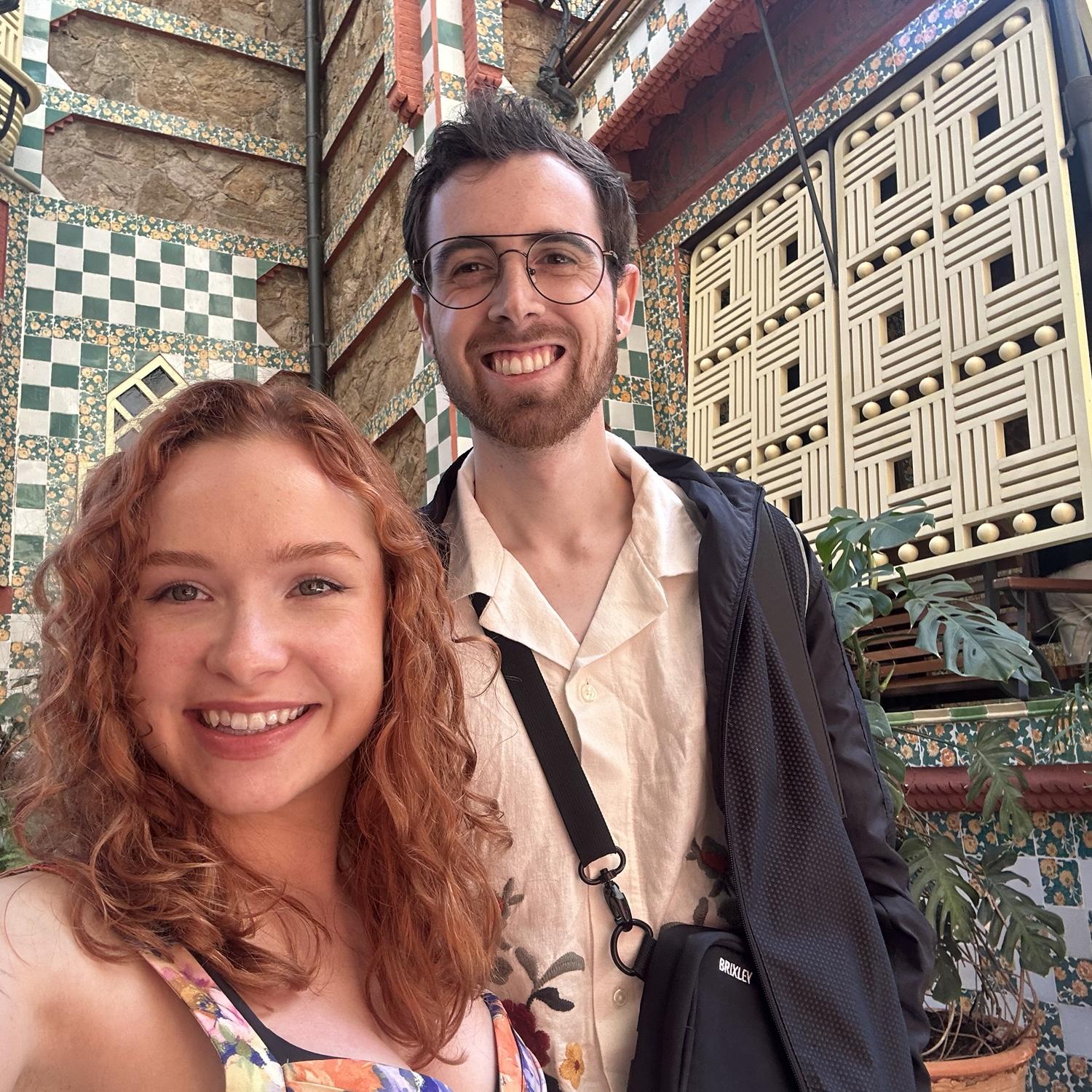 Visiting the the Gaudi houses in Barcelona
