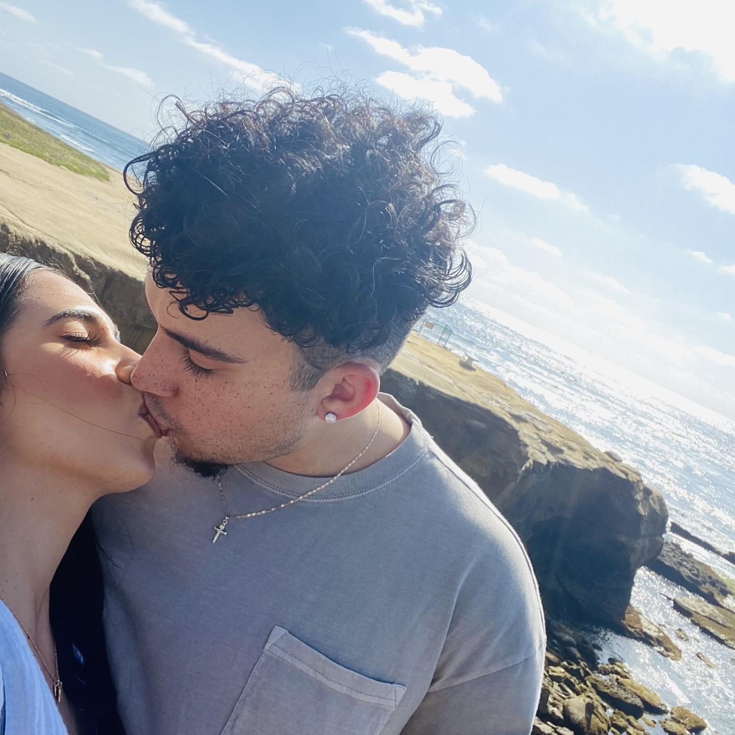 Our first time to this beach in San Diego 🤍