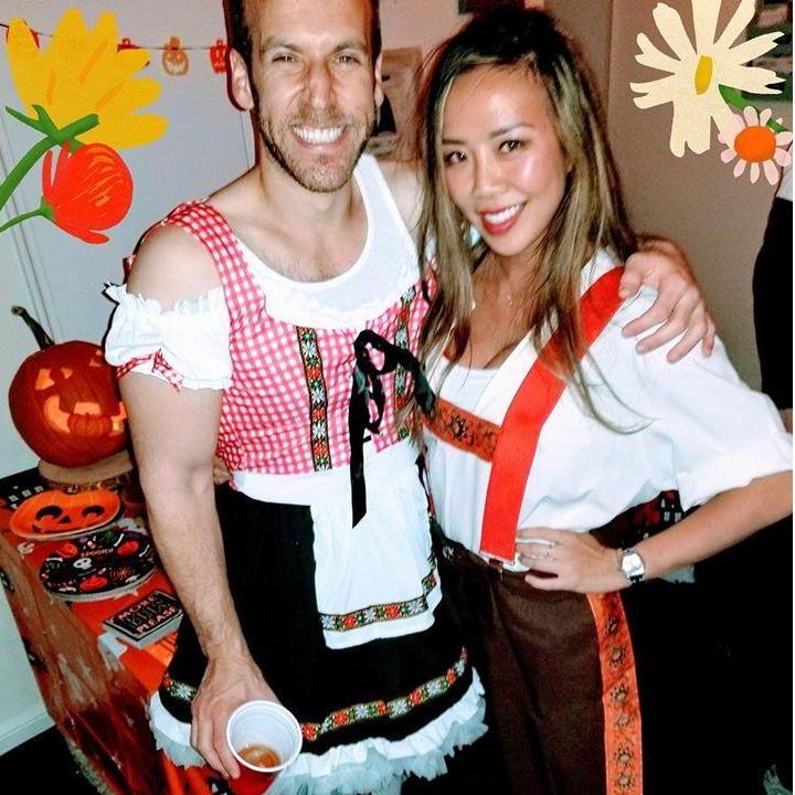 Halloween where we swapped outfits!