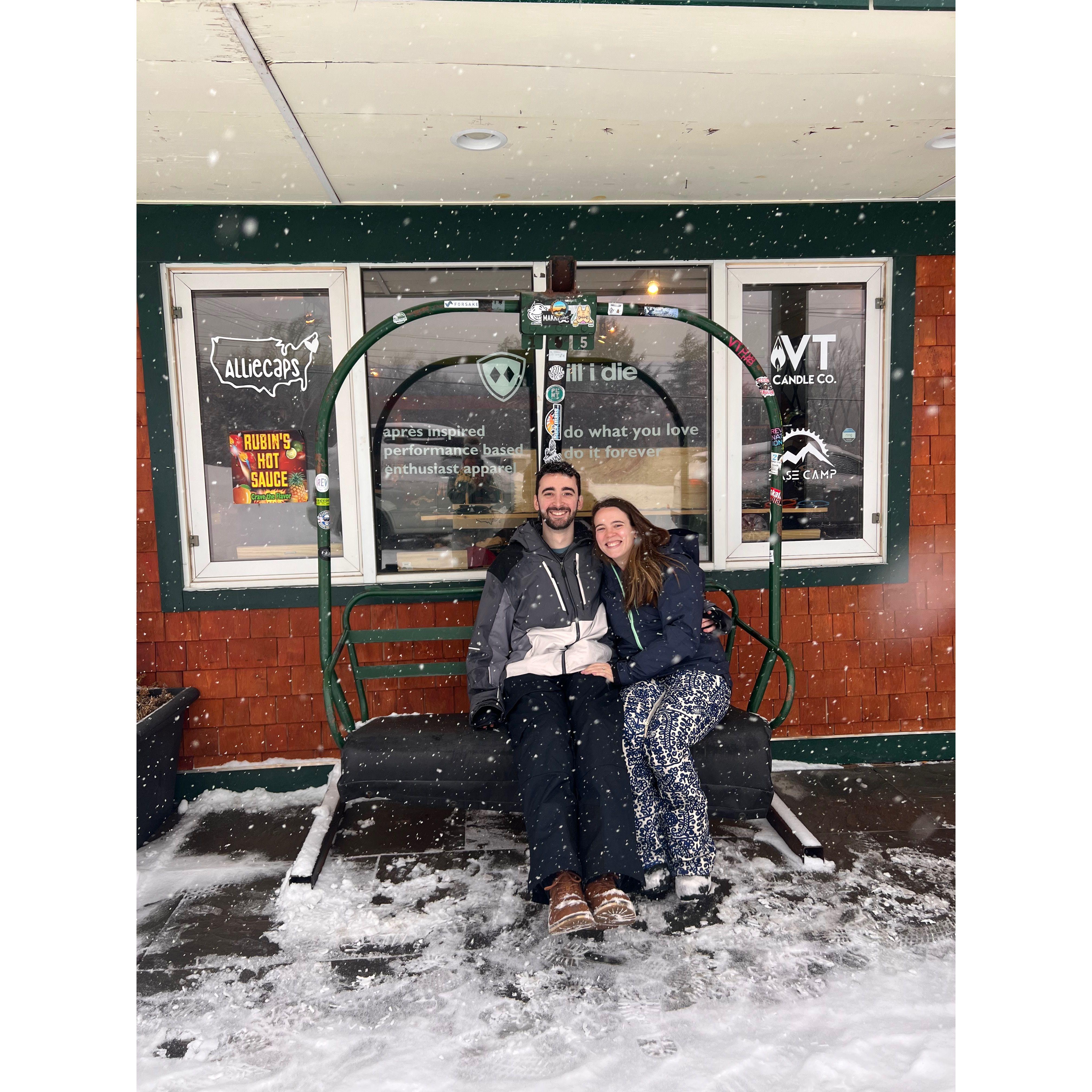 snow in Killington