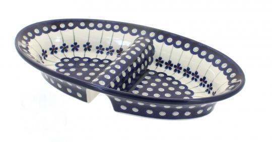 Flowering Peacock Divided Dish