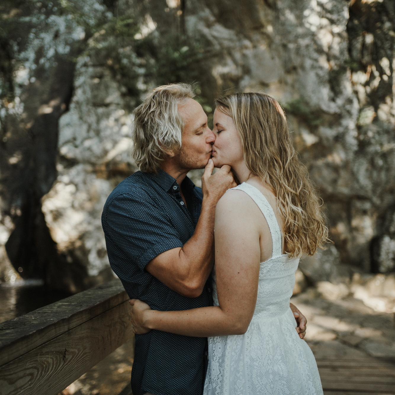 Our engagement photos taken by our friend Xavier Hazen at Glenn Falls, Tennessee.