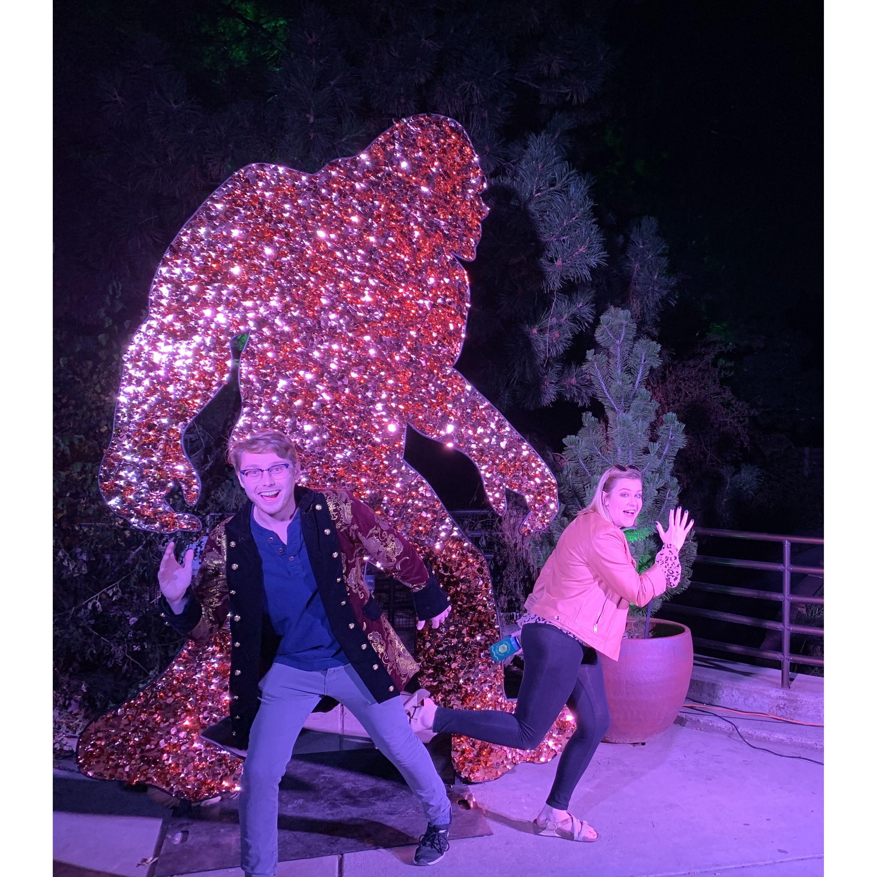 fun fact: we hold the unofficial title of "best bigfoot impression of 2019" at the Denver Zoo