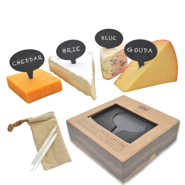 Jetty Home 4 Piece Chalkboard Cheese Marker