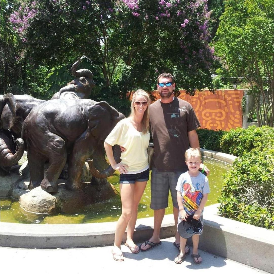 Dallas zoo. It was super HOT that day