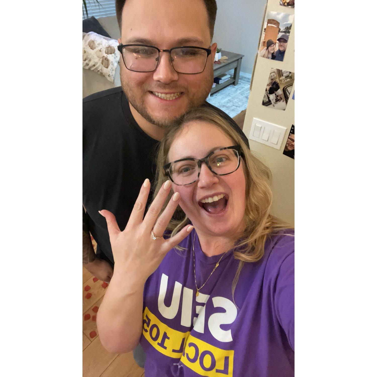 Immediately following our engagement.