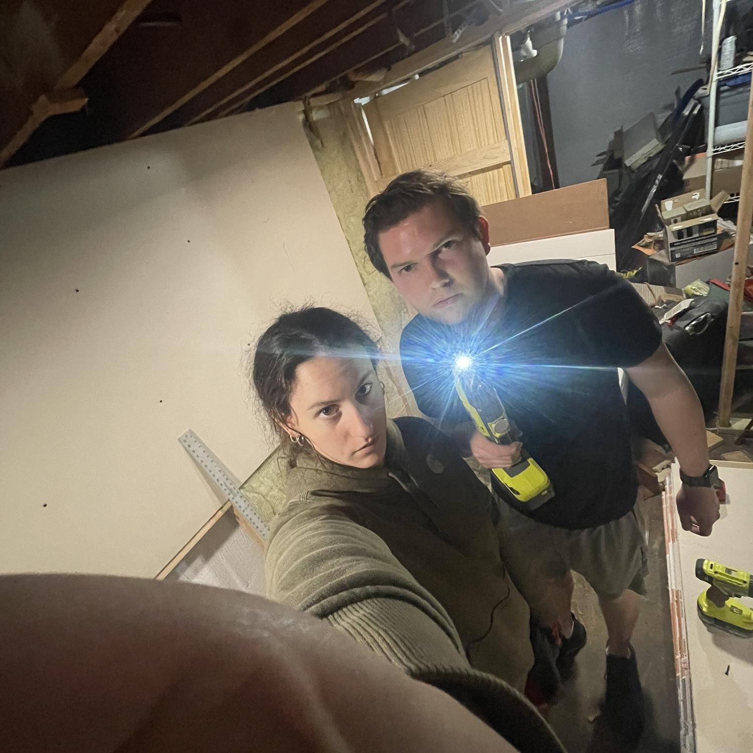 Working on the Mt. Clemens basement is never-ending!!