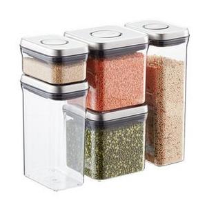 OXO Stainless Steel 5-Piece POP Canister Set