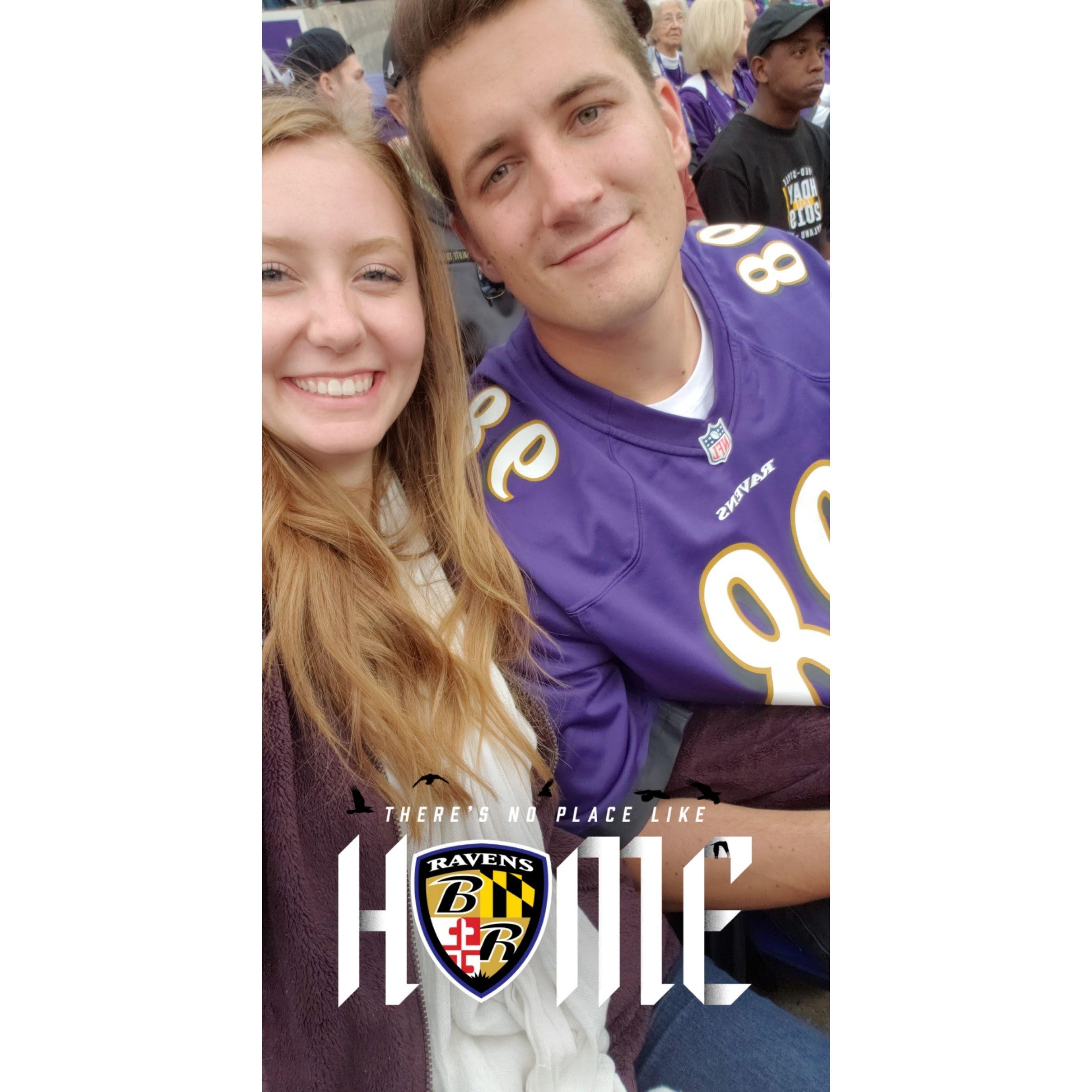 First Ravens game.