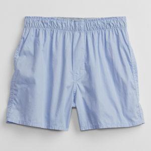 4" Boxers- Blue Oxford