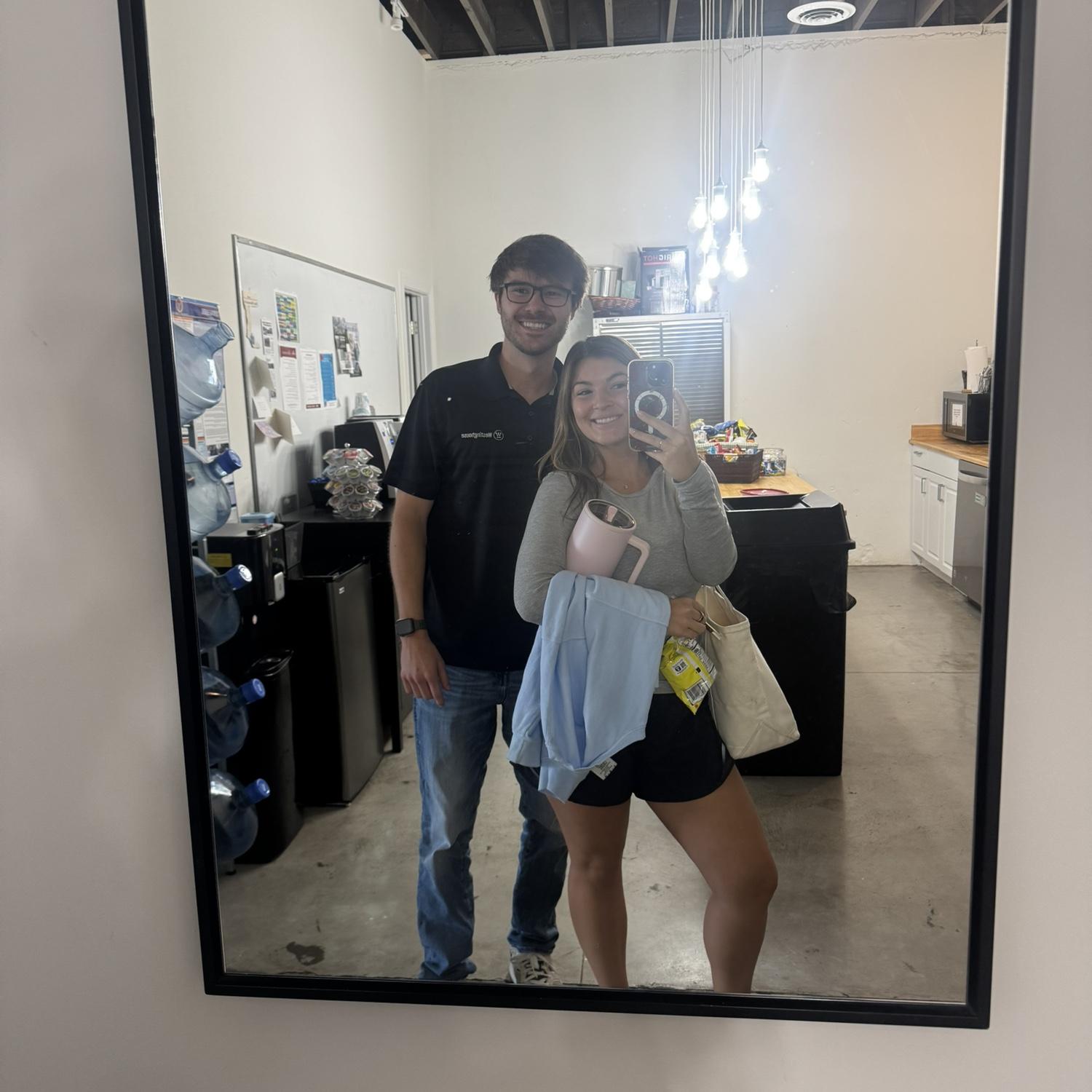 When we left our design meeting for our first house!!!!