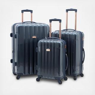 Kensie 3-Piece Expanded Hard Side Spinner Luggage Set