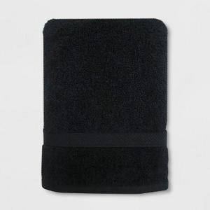 Perfectly Soft Solid Bath Sheet Black - Opalhouse™