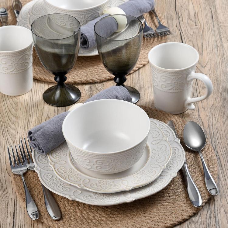 Pfaltzgraff, Abby 16-Piece Dinnerware Set, Service for Zola