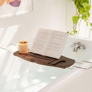 Me Time Bamboo Bath Tray Caddy