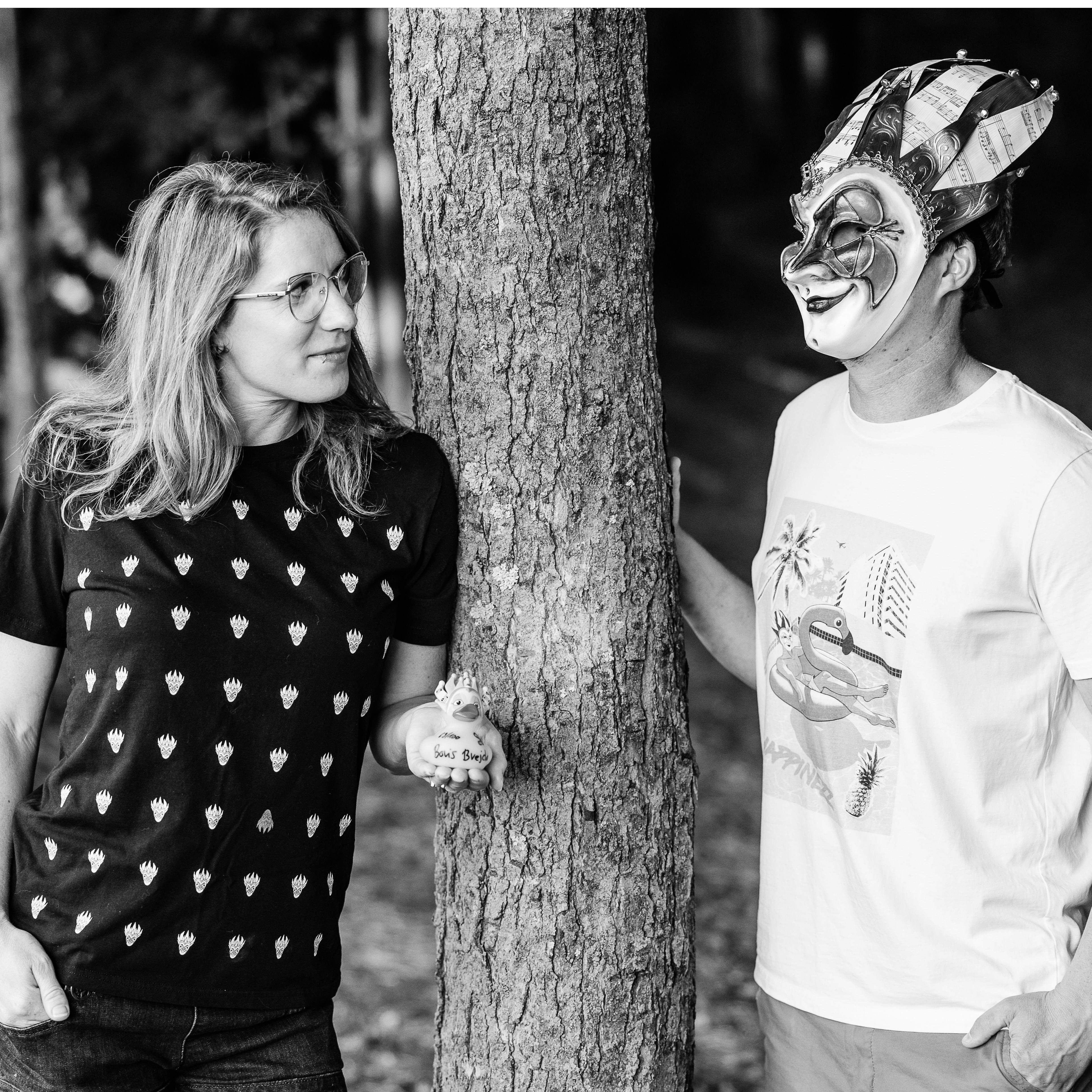 Our love of music brought us together, so we only thought it fitting to include one of our favorite music artists in our engagement photo shoot